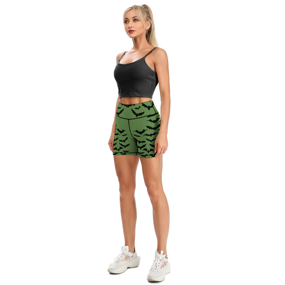 Batty Green Yoga Shorts