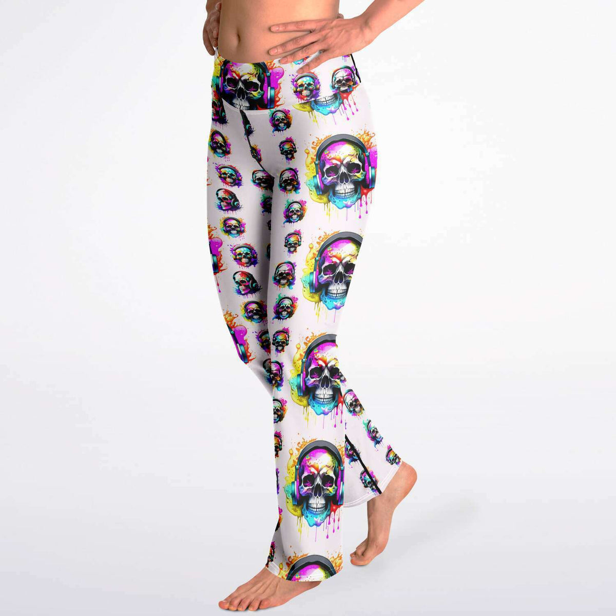 Music Is Dead Flare Leggings