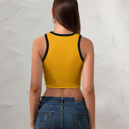 Fall Colors Cropped Slim Racerback