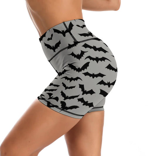 Batty Gray Yoga Shorts