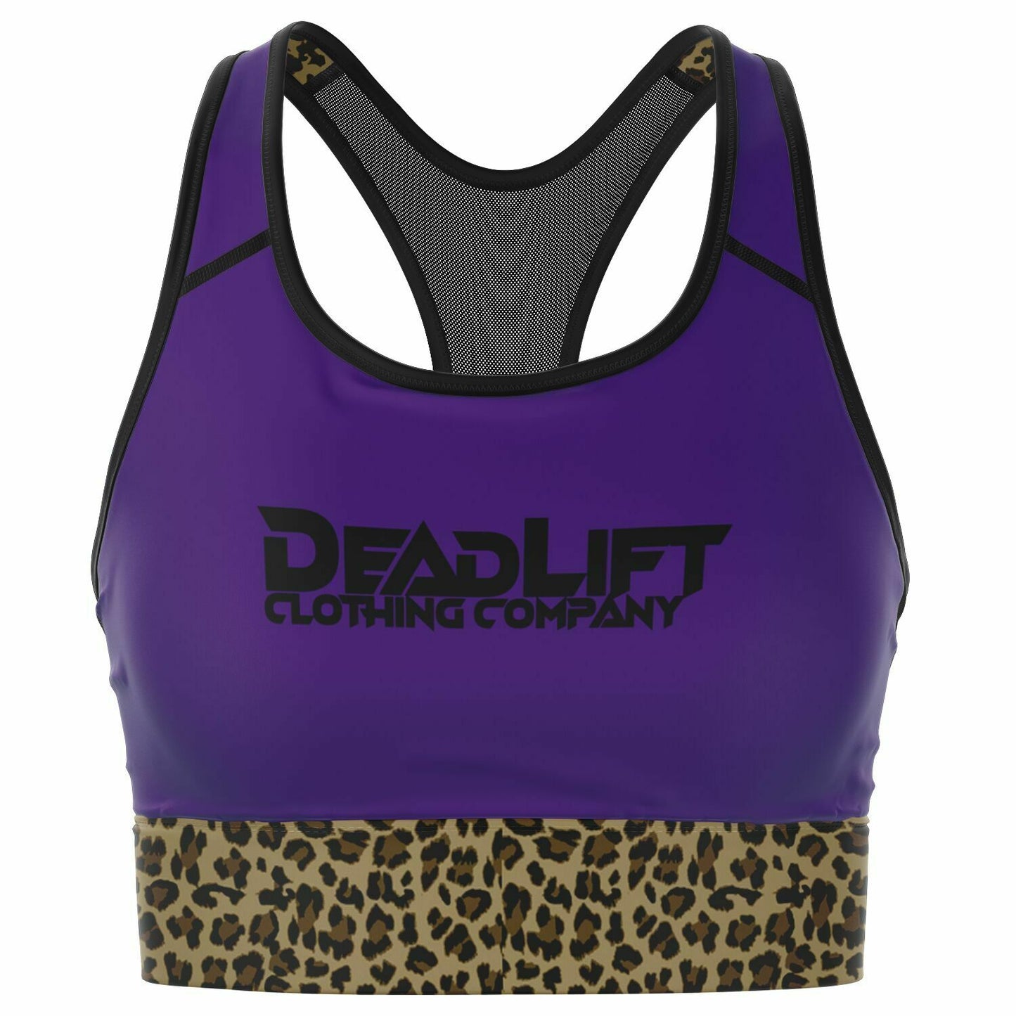 Gangster Glam Mesh Padded Sports Bra