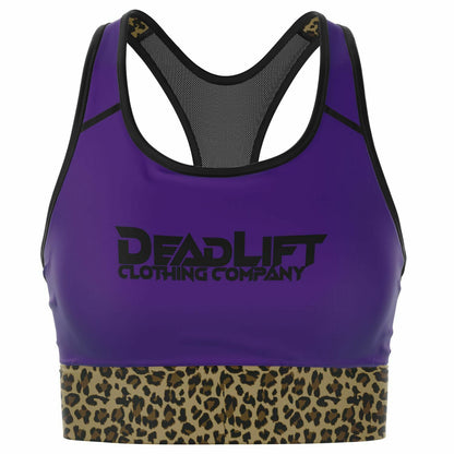 Gangster Glam Mesh Padded Sports Bra