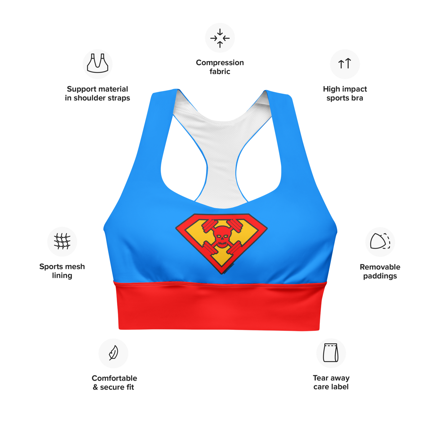 Super DLCC Longline sports bra