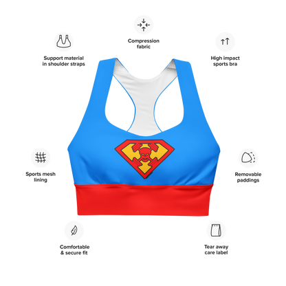 Super DLCC Longline sports bra