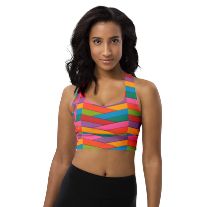 RubberBanded Longline sports bra