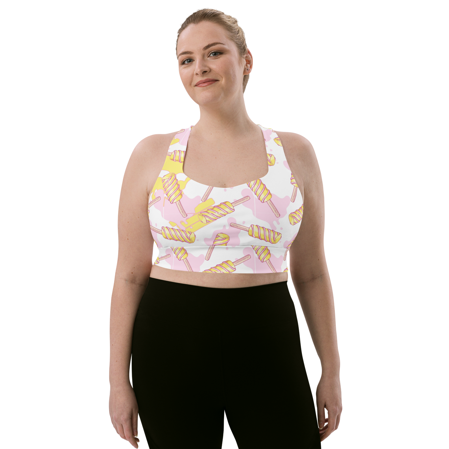 PushPop Longline sports bra