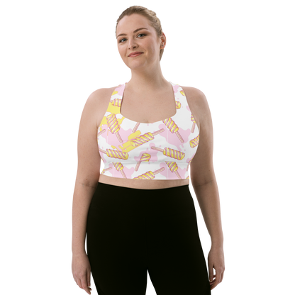 PushPop Longline sports bra