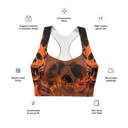 That's Fire Longline sports bra