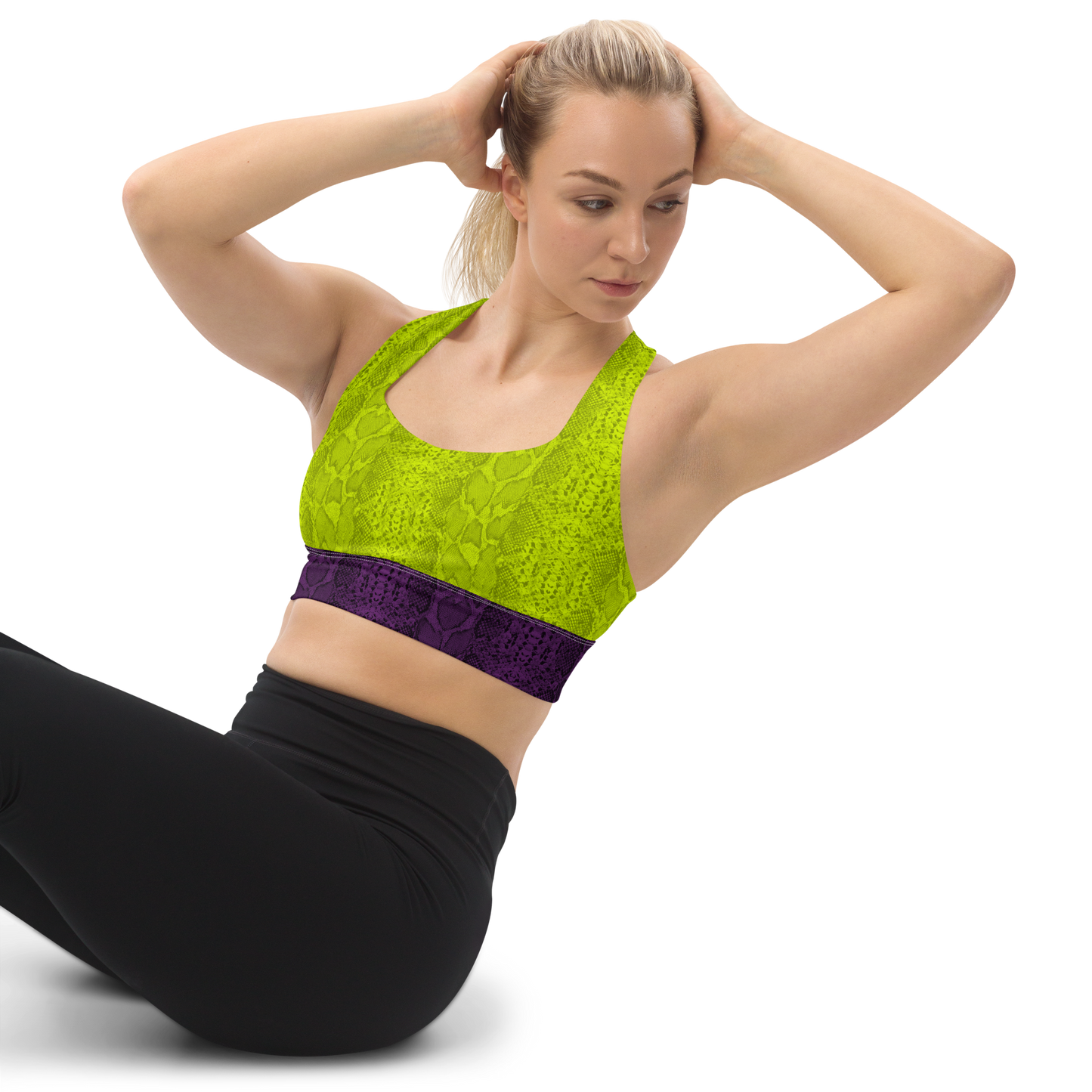 Snakez Joker Longline sports bra