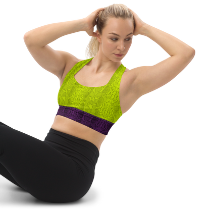 Snakez Joker Longline sports bra