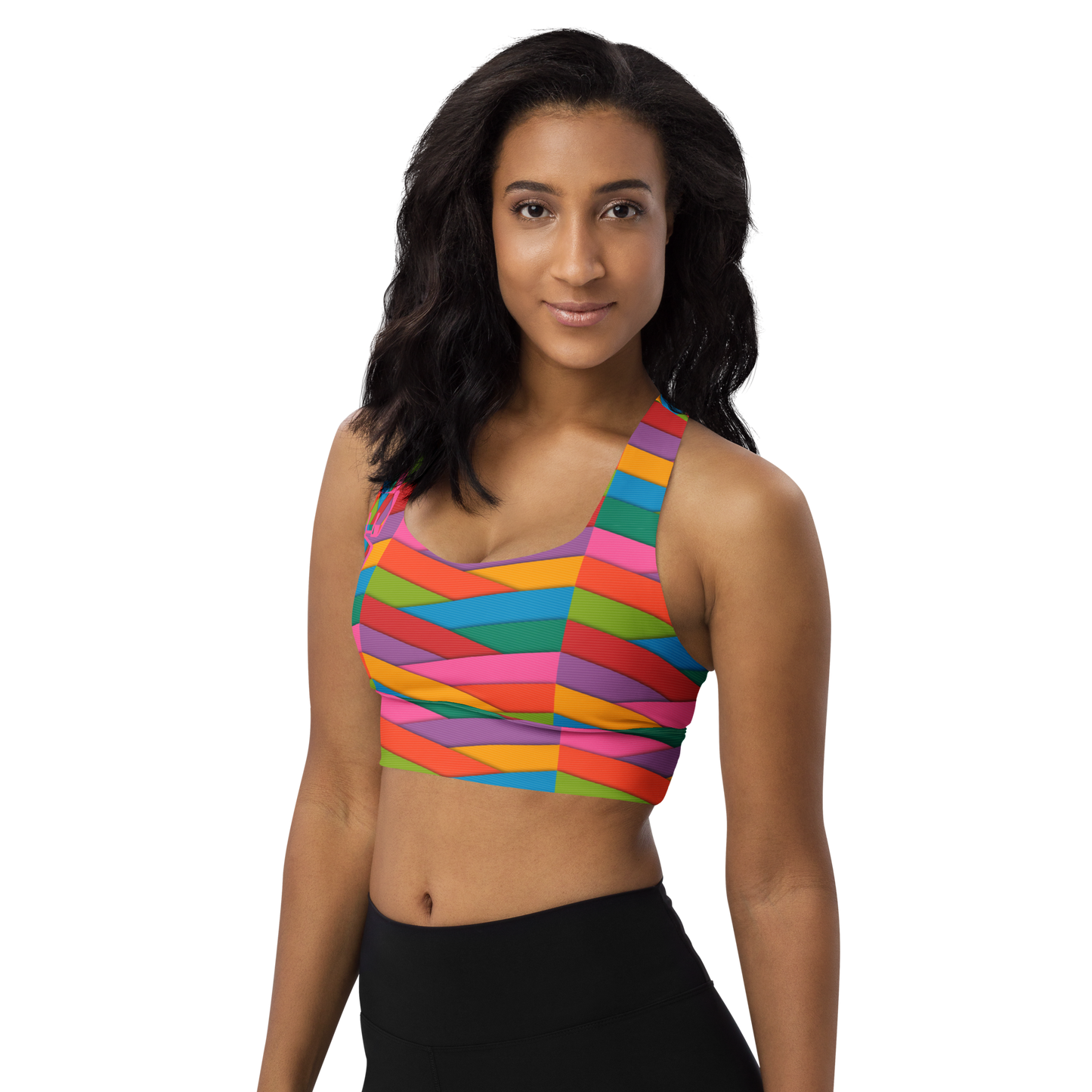 RubberBanded Longline sports bra