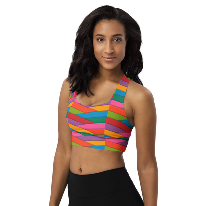 RubberBanded Longline sports bra