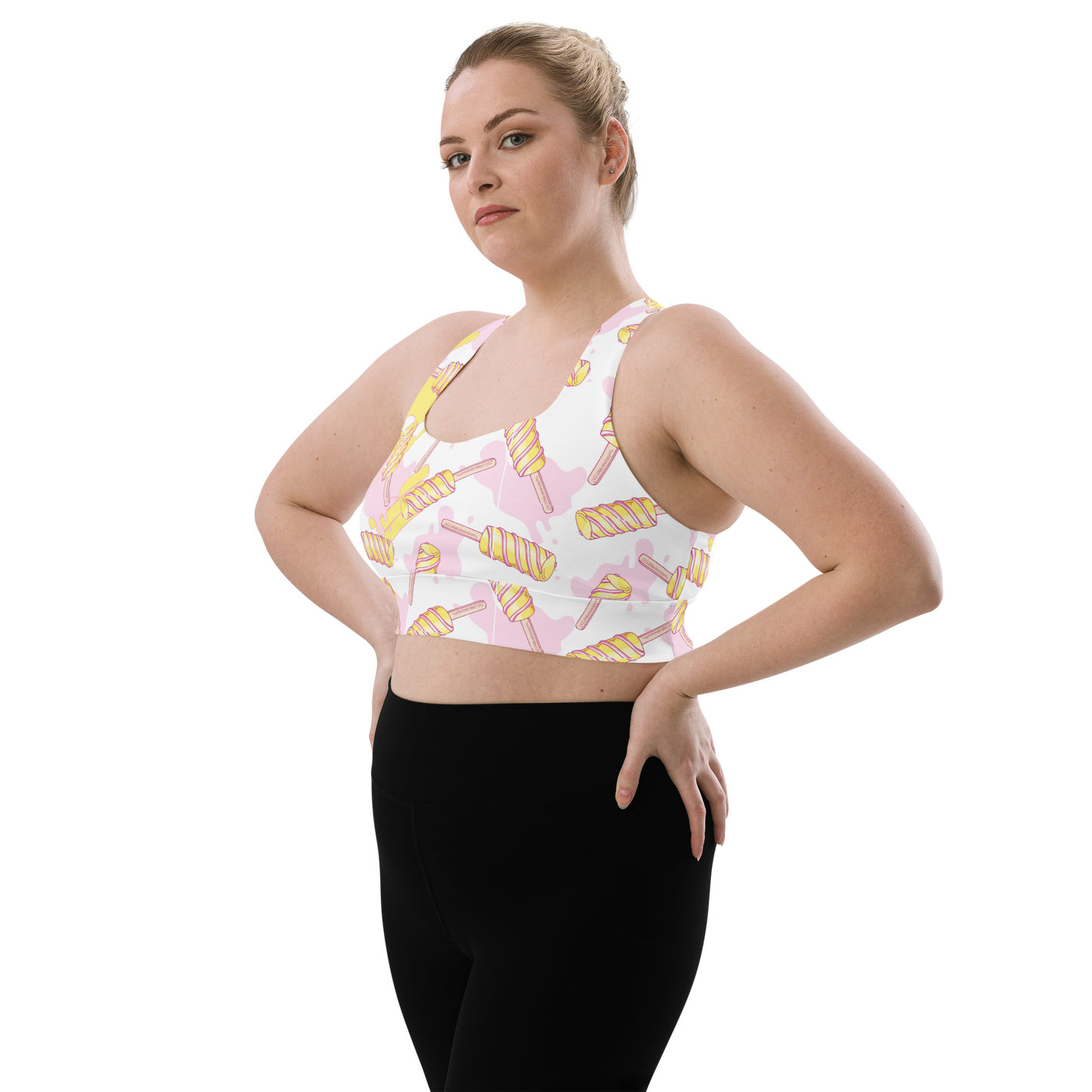 PushPop Longline sports bra