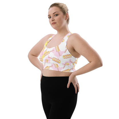 PushPop Longline sports bra