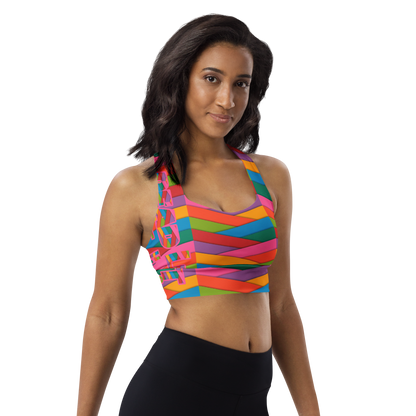 RubberBanded Longline sports bra