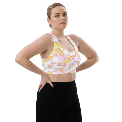 PushPop Longline sports bra