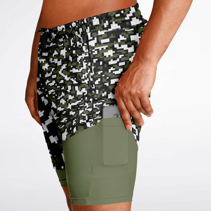 CamStracto Men's 2-in-1 Shorts