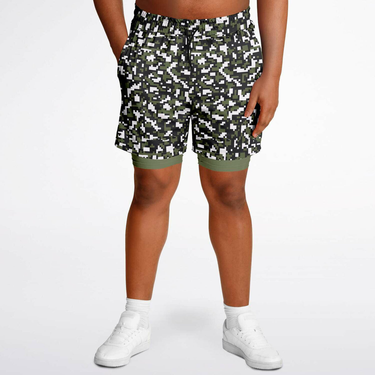 CamStracto Men's 2-in-1 Shorts