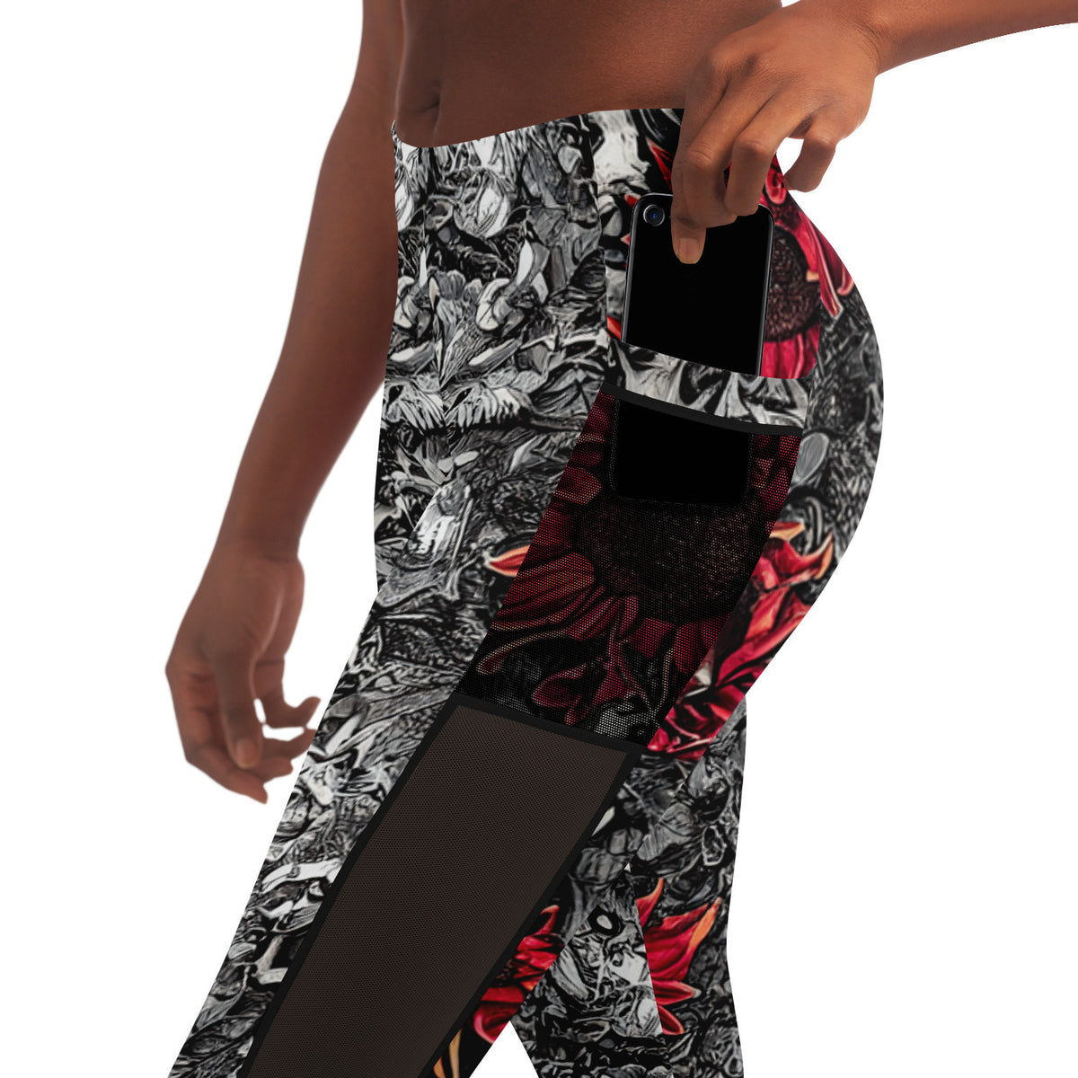 RoseCranial Mesh Pocket Legging