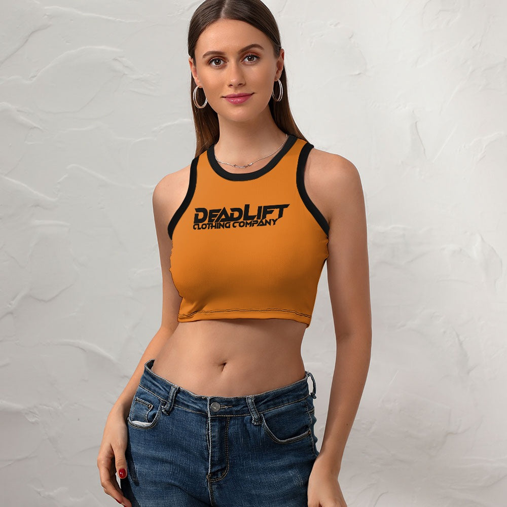 Fall Colors Cropped Slim Racerback