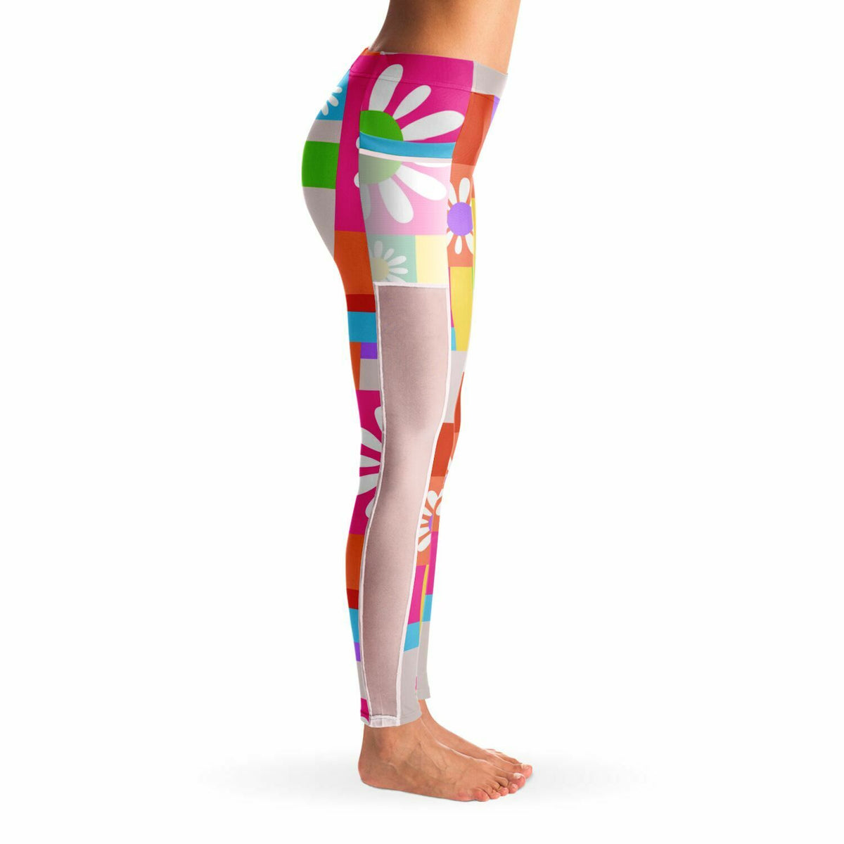 Hip Daisy Mesh Pocket Legging