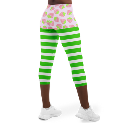 Strawberry Shortcake Capri Leggings