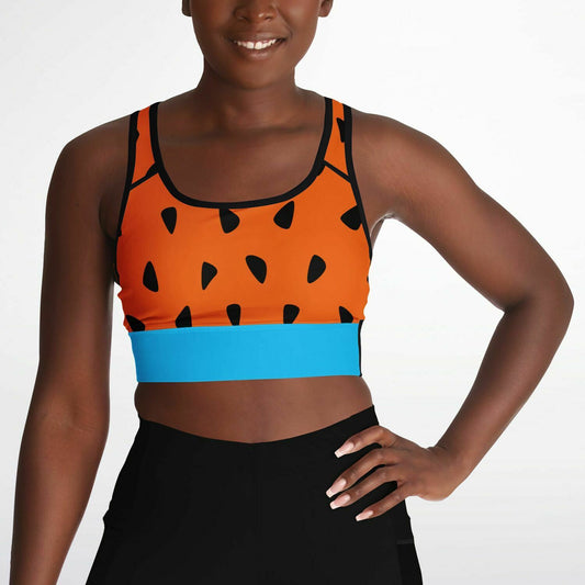 Yabba Dabba Mesh Padded Sports Bra