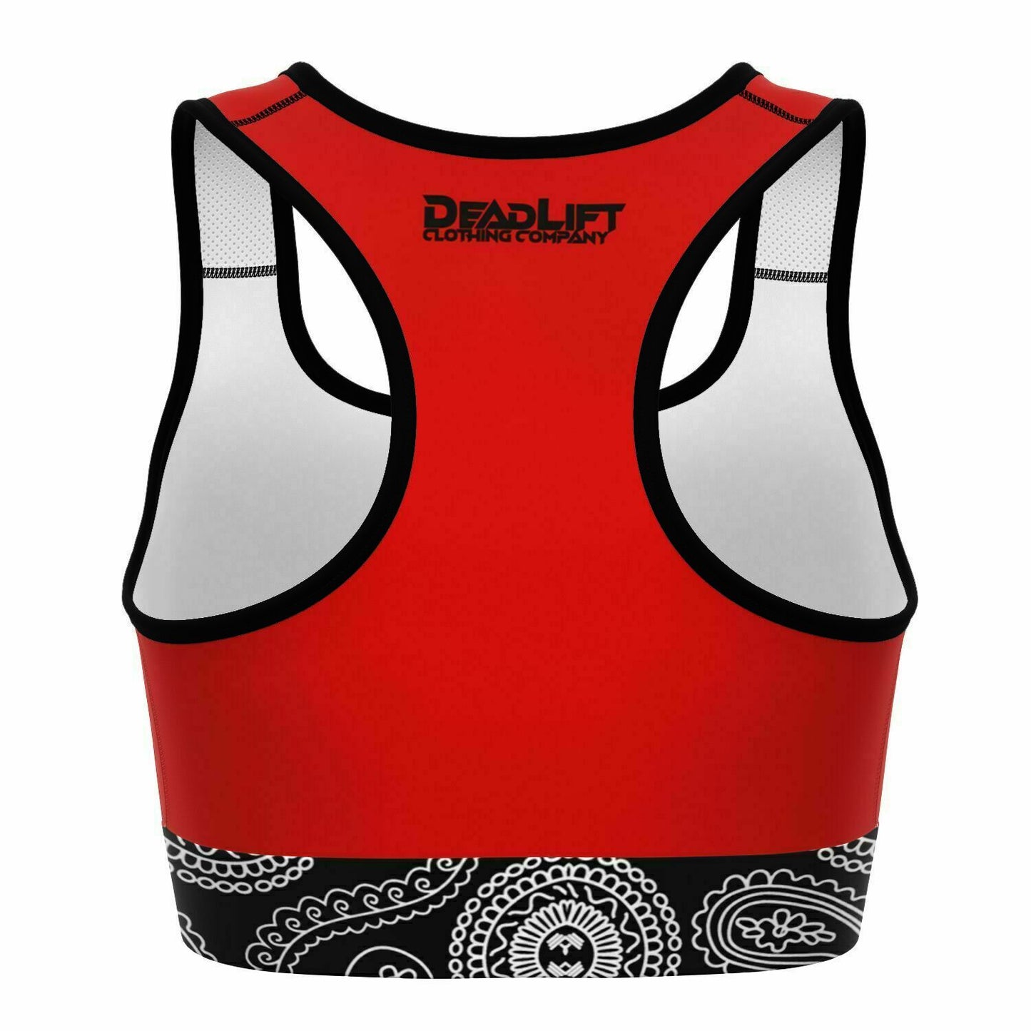 Inky Paisley Remix Sports Bra