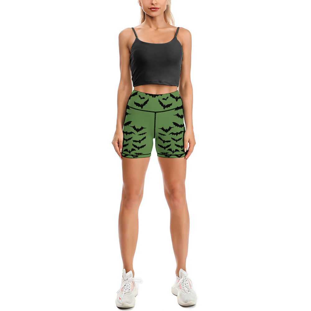 Batty Green Yoga Shorts