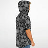 Inky Paisley Hooded Baseball Jersey