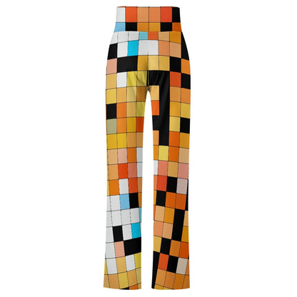 Puzzling  Straight Lace-Up Yoga Pants