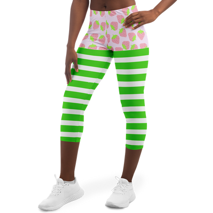 Strawberry Shortcake Capri Leggings