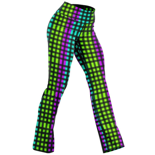 HV Plaid Flare Leggings