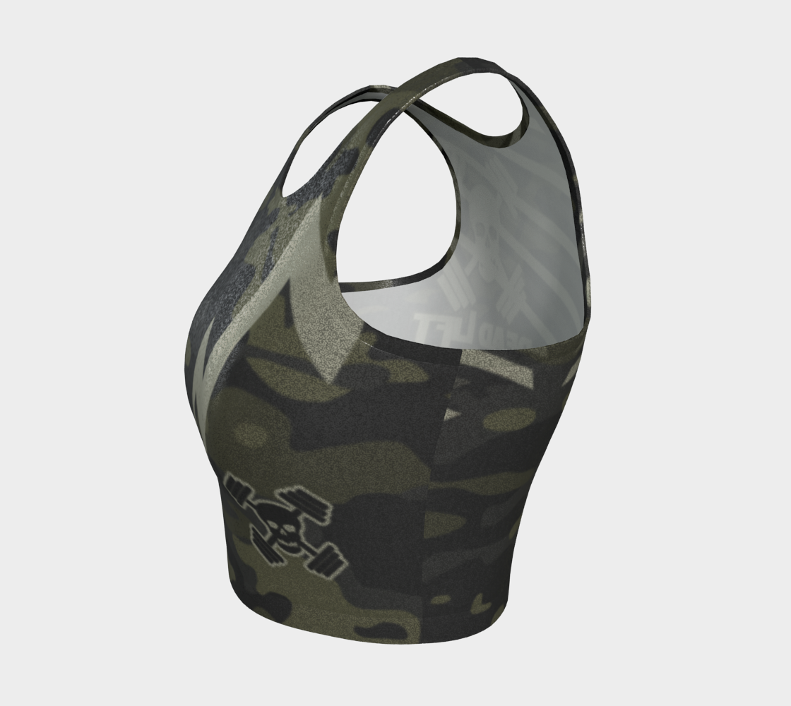 CamoUp Crop Top