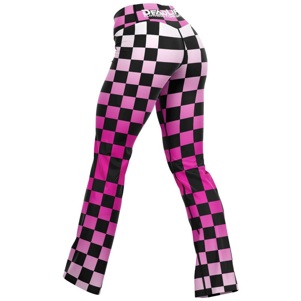 CheckOut The Mirror PINK Flare Leggings