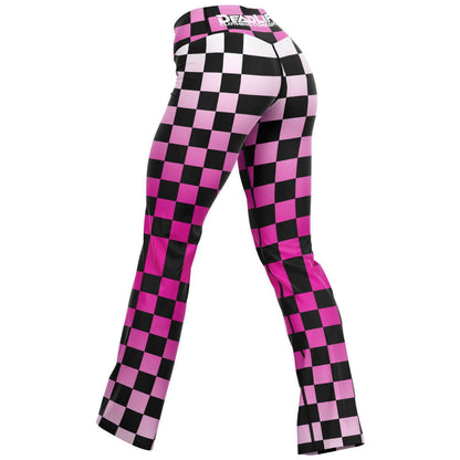 CheckOut The Mirror PINK Flare Leggings