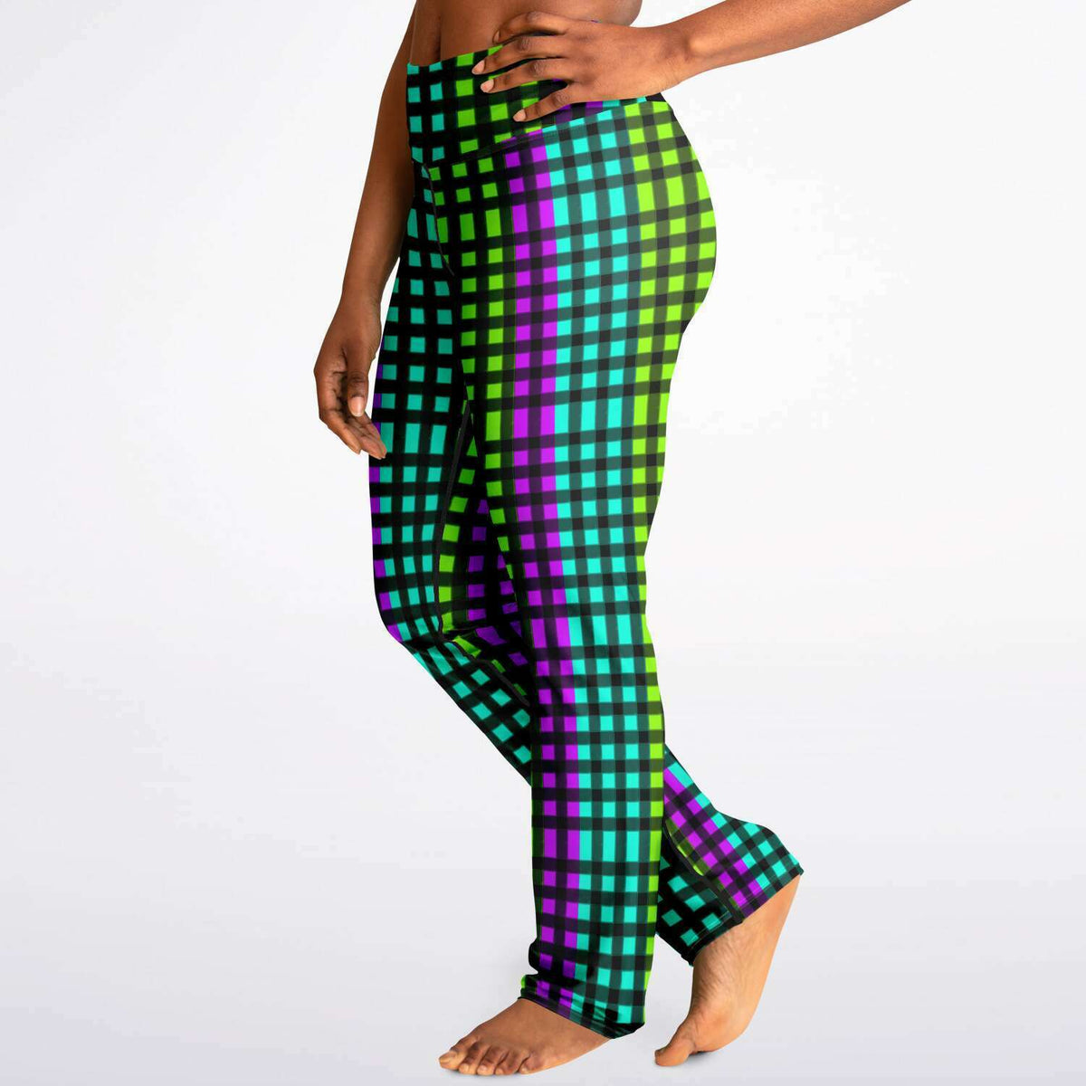 HV Plaid Flare Leggings