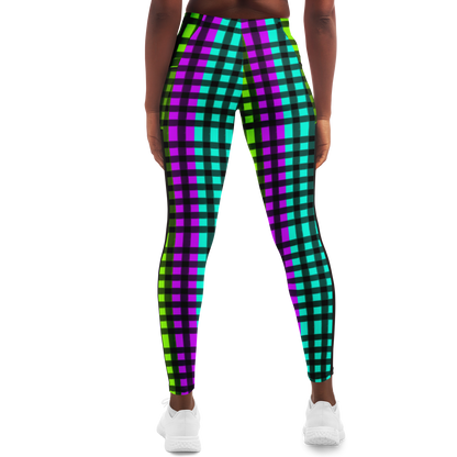 HV Plaid Mesh Pocket Legging