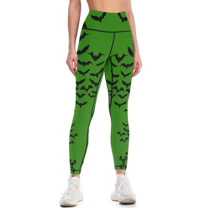 Batty Green Yoga Pants
