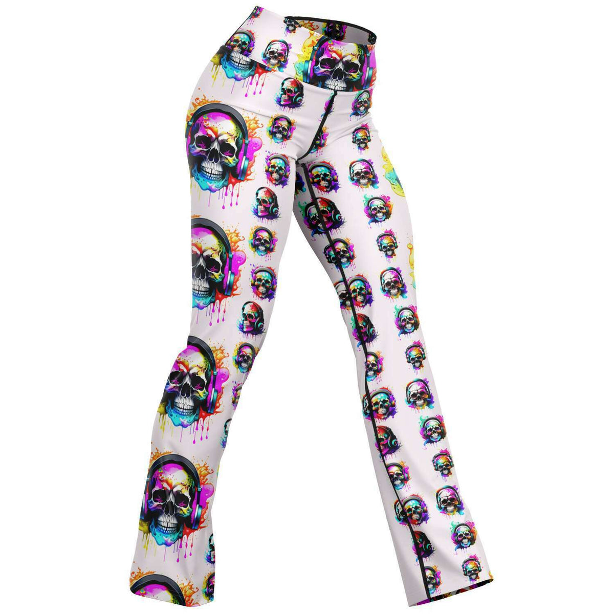 Music Is Dead Flare Leggings