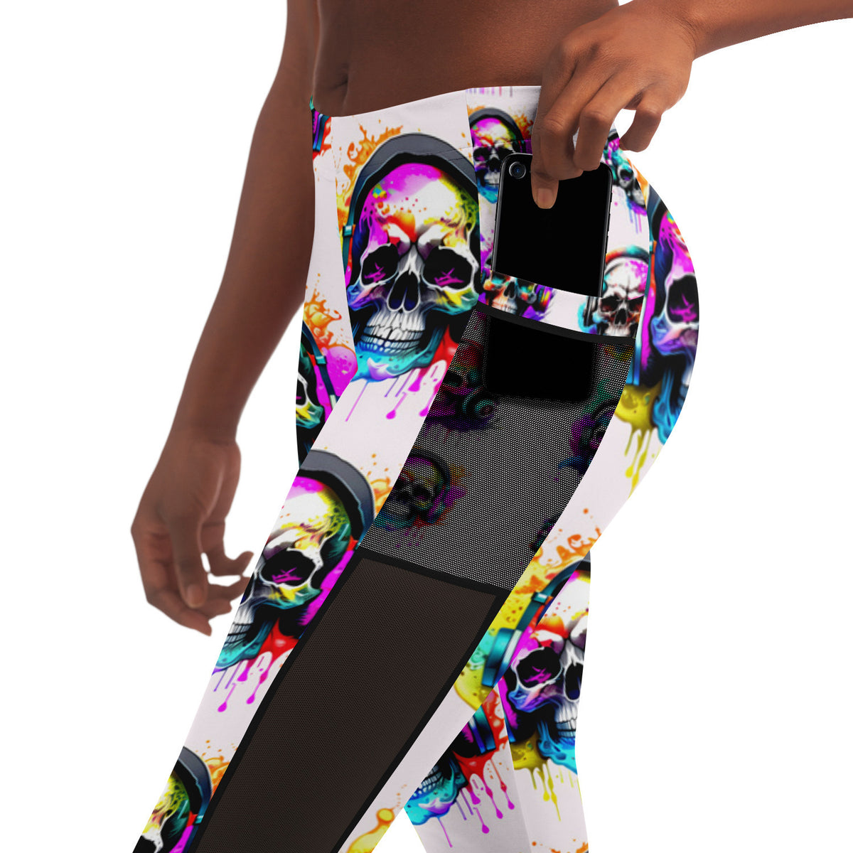 Music Is Dead Mesh Pocket Legging