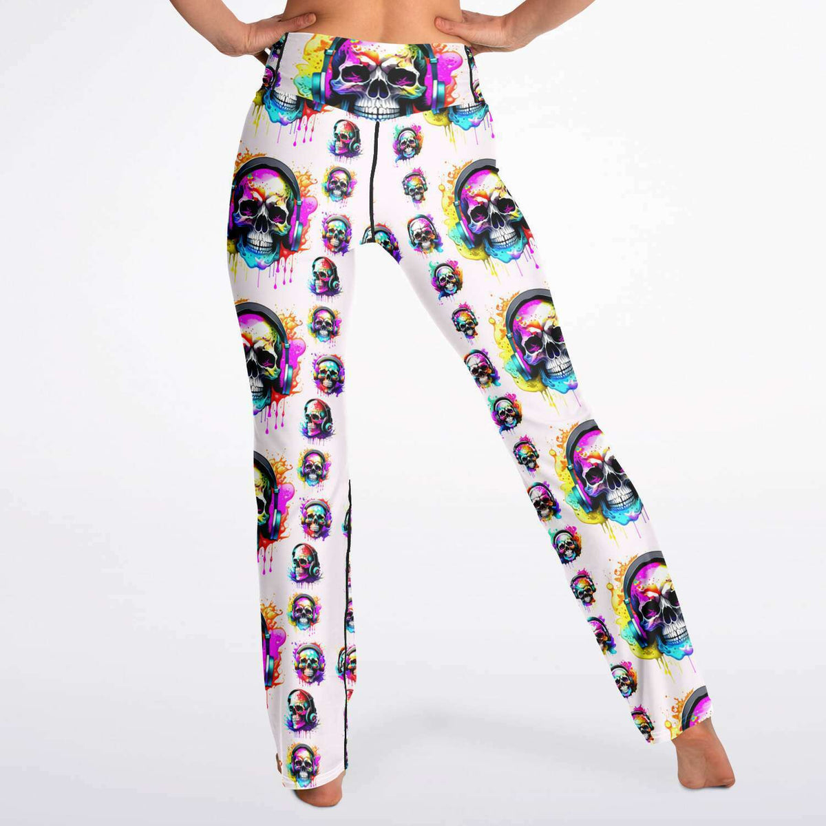 Music Is Dead Flare Leggings