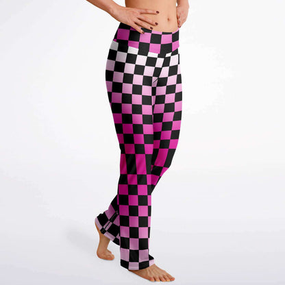 CheckOut The Mirror PINK Flare Leggings