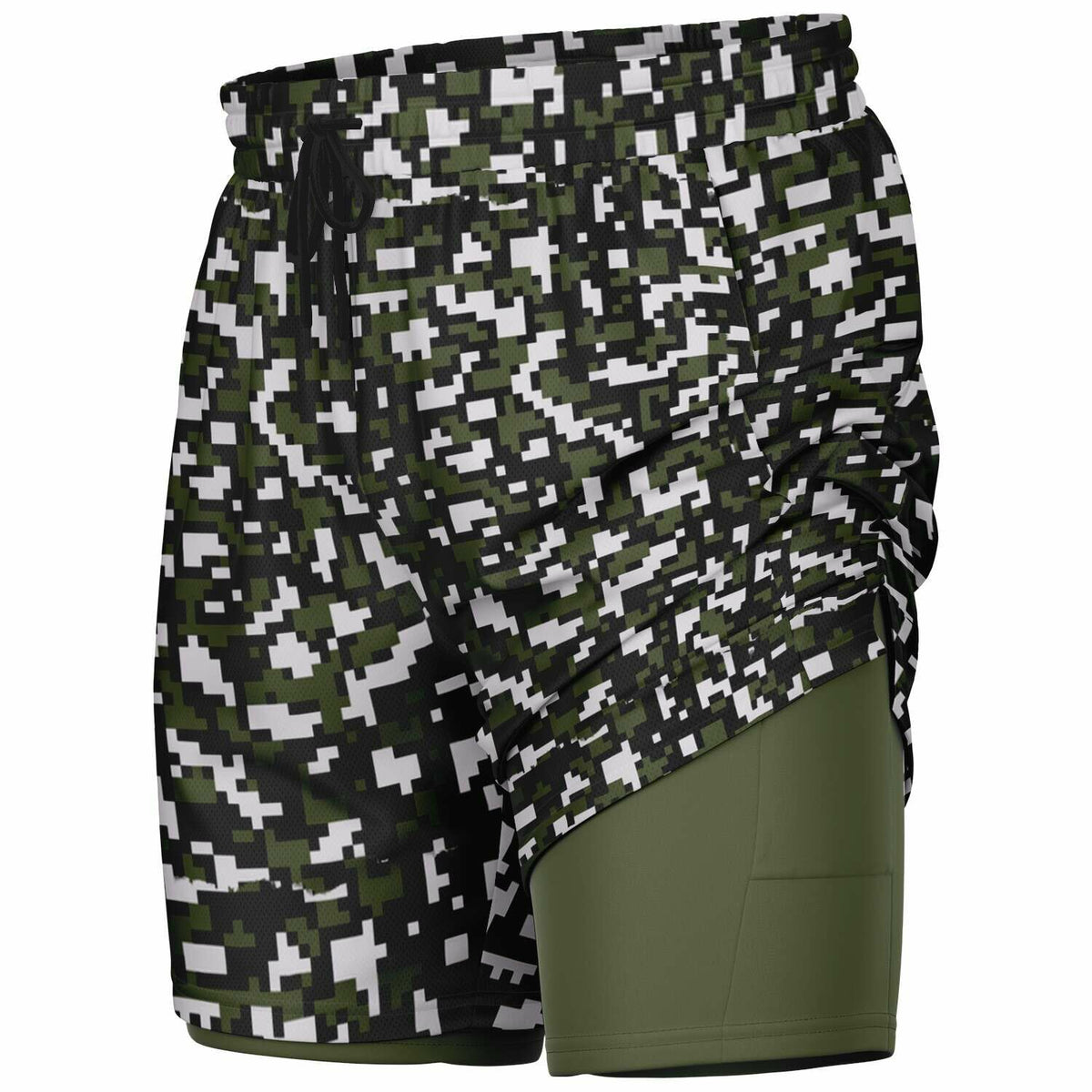 CamStracto Men's 2-in-1 Shorts