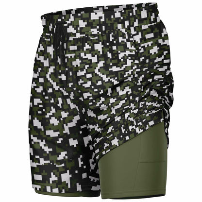 CamStracto Men's 2-in-1 Shorts