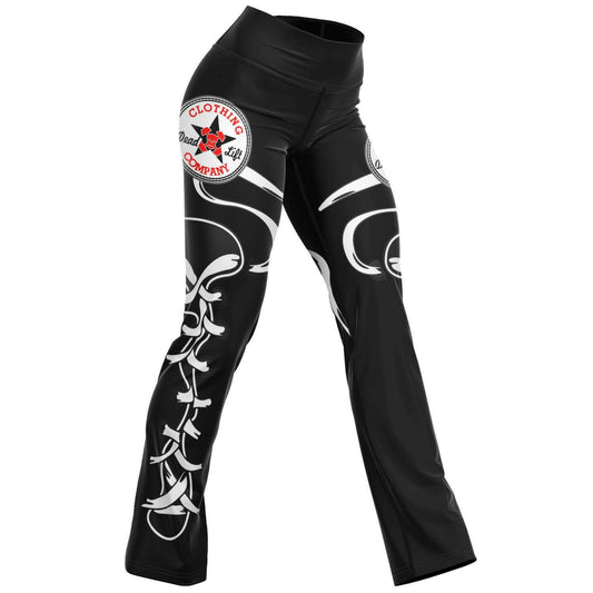 Chucks Black Flare Leggings