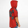 Inky Paisley Remix Hooded Baseball Jersey