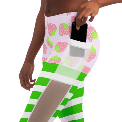 Strawberry Shortcake Mesh Pocket Legging