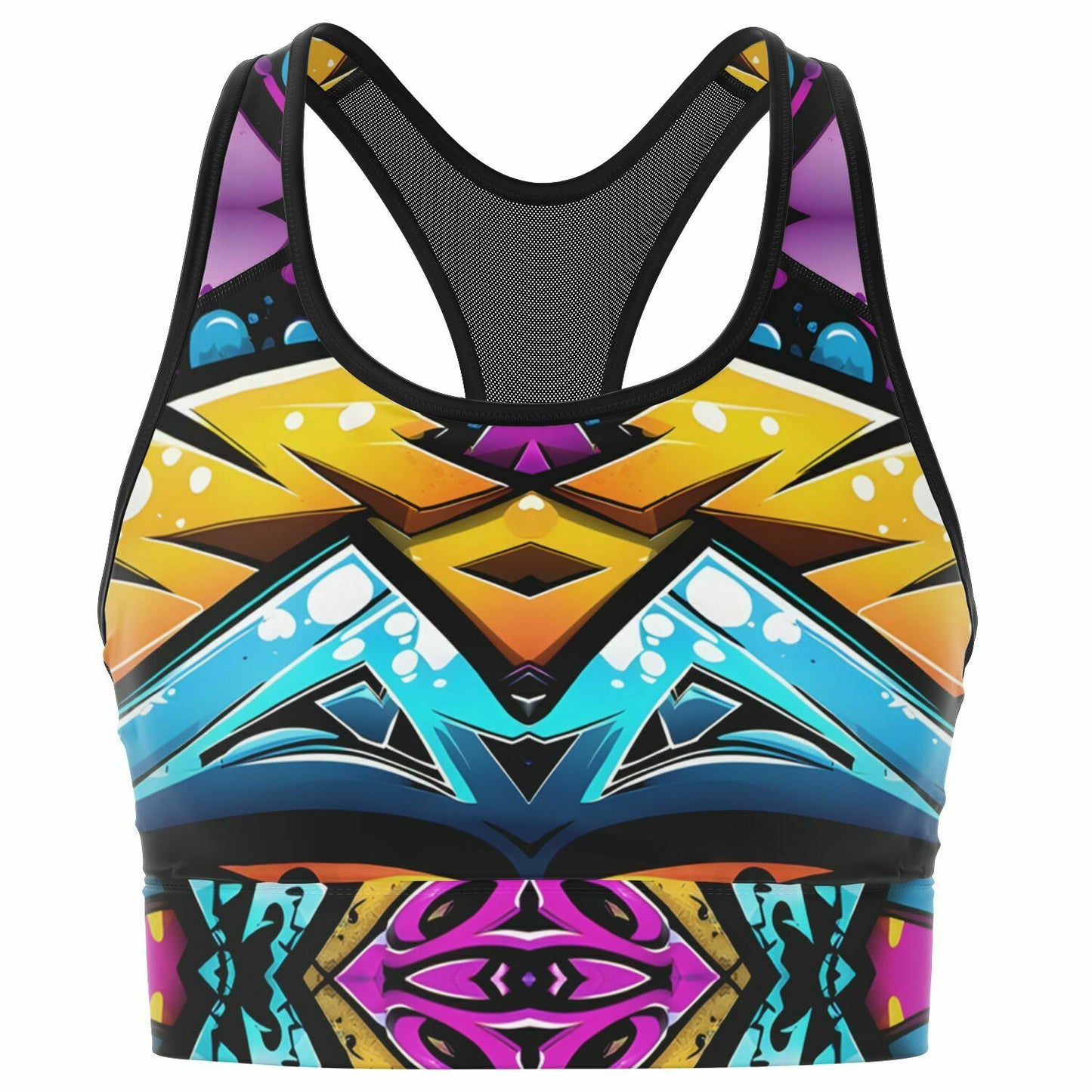 Urban Concept Mesh Padded Sports Bra