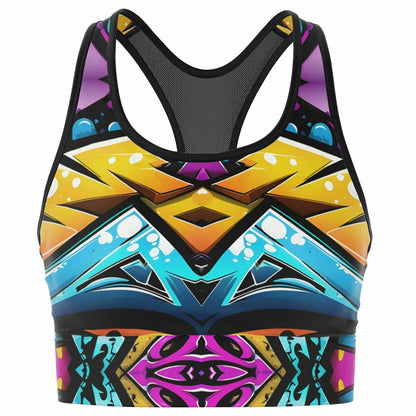 Urban Concept Mesh Padded Sports Bra